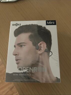 Shokz OpenRun Mini Bone Conduction Headphones - Black